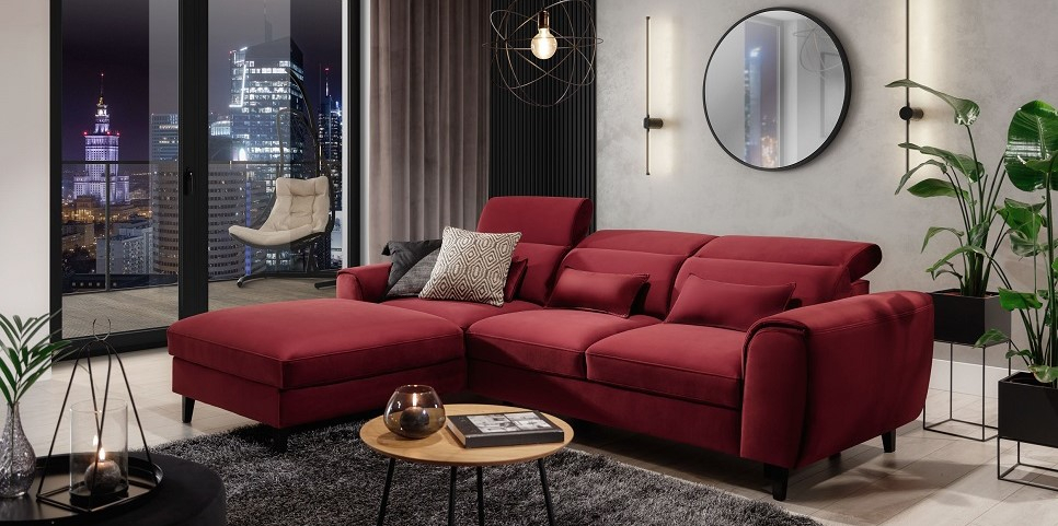 The Foble Corner Sofa and an atmospheric living room